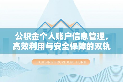 治多公积金个人账户信息管理，高效利用与安全保障的双轨并行