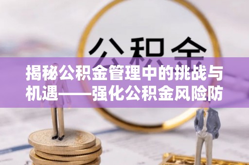 治多揭秘公积金管理中的挑战与机遇——强化公积金风险防控的多维策略