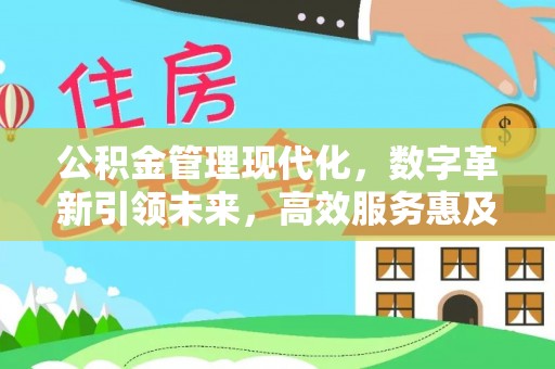 治多公积金管理现代化，数字革新引领未来，高效服务惠及民生