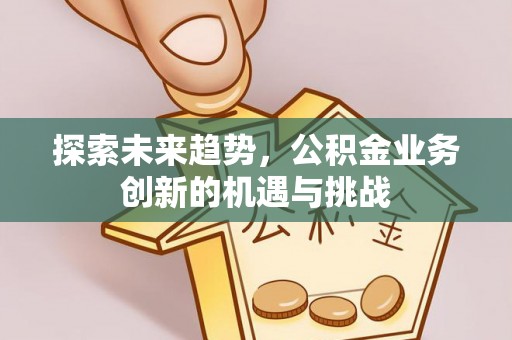 治多探索未来趋势，公积金业务创新的机遇与挑战