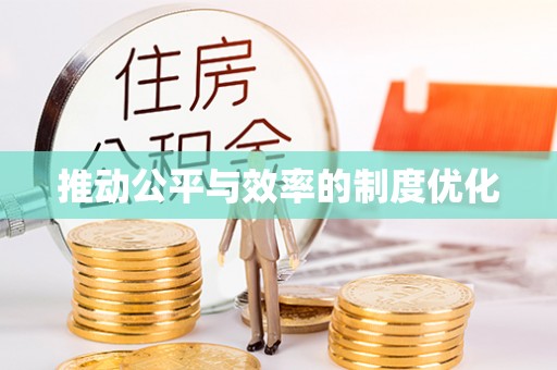治多推动公平与效率的制度优化