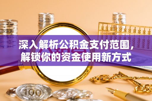 治多深入解析公积金支付范围，解锁你的资金使用新方式