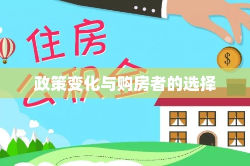 治多政策变化与购房者的选择