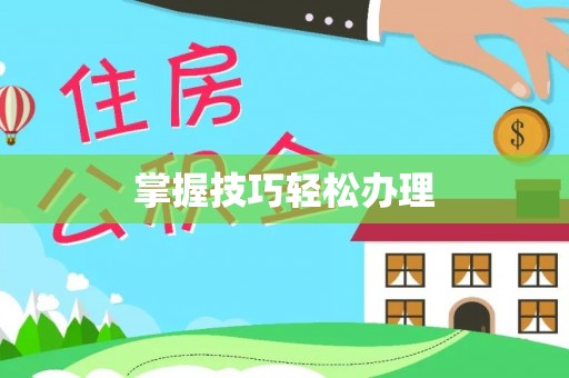 治多掌握技巧轻松办理