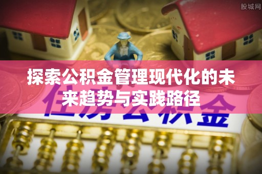 治多探索公积金管理现代化的未来趋势与实践路径