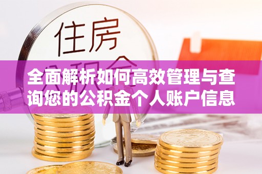 治多全面解析如何高效管理与查询您的公积金个人账户信息