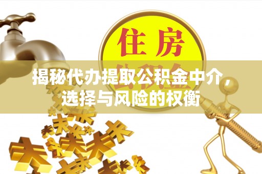 治多揭秘代办提取公积金中介，选择与风险的权衡