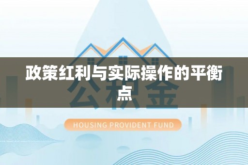治多政策红利与实际操作的平衡点