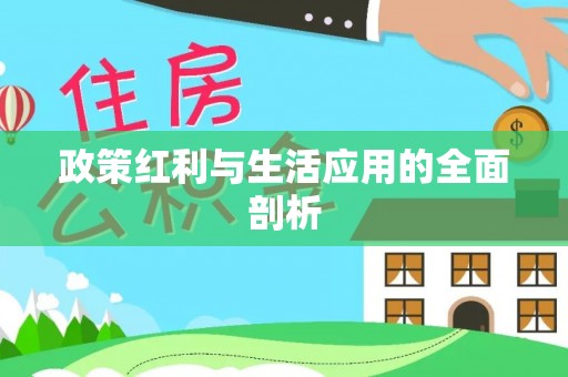 治多政策红利与生活应用的全面剖析