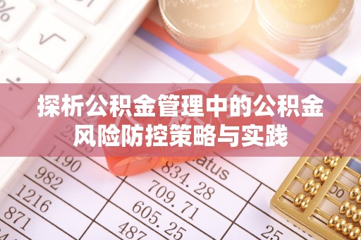 治多探析公积金管理中的公积金风险防控策略与实践