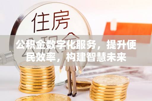 治多公积金数字化服务，提升便民效率，构建智慧未来