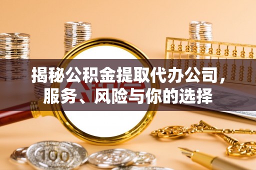 治多揭秘公积金提取代办公司，服务、风险与你的选择