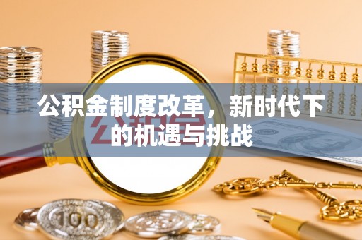 治多公积金制度改革，新时代下的机遇与挑战