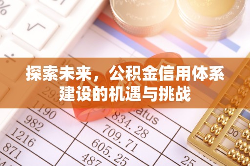 治多探索未来，公积金信用体系建设的机遇与挑战