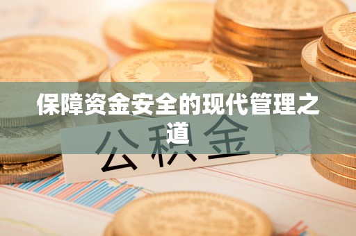 治多保障资金安全的现代管理之道