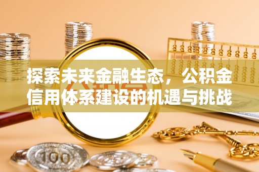 治多探索未来金融生态，公积金信用体系建设的机遇与挑战