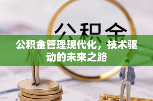 治多公积金管理现代化，技术驱动的未来之路